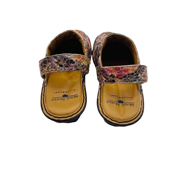 NURSE MATES GALA 256259 PILLOW TOP WOMEN'S SLIP RESISTANT NURSING CLOGS SZ 6.5 - Picture 6 of 10